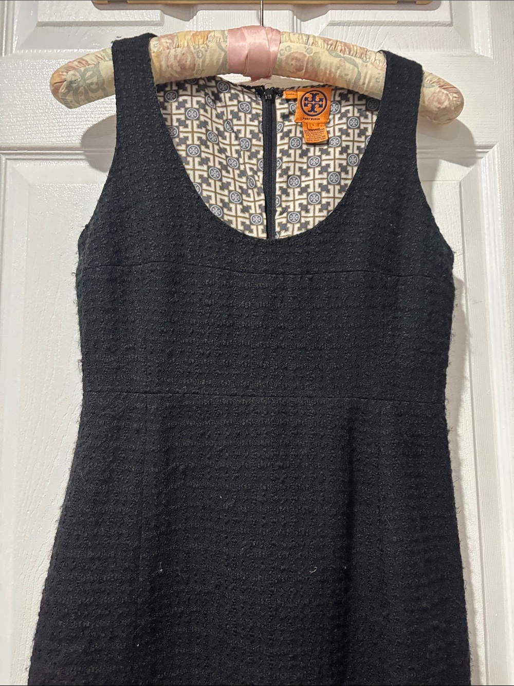 Tory Burch Black Wool Dress - Picture 4 of 7